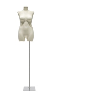加大码胖白模特道具女halflon桌橱窗展示女店模特展示架全身
