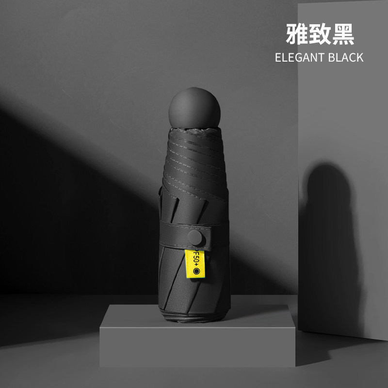 12 bones, 5 folds - Black