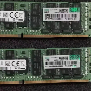 840760-091 128GB X4 DDR4-2666 CL22 LRDIMM 3DS Kit Memori Pintar 815102-B21 - Product Image 1