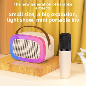 Multifunctional for <strong>Bluetooth</strong> Smart <strong>Speaker</strong> Easy-to-Carry for Indoor and Outdoor <strong>Use</strong> TF Card FM Radio USB for Karaoke Wireless - Product Image 4