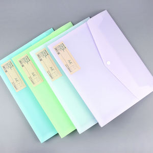 Habgp 9 pcs Manilla thư mục 8.5x11 inch, 1/3 cắt Tab màu thư mục thư mục thư kích thước, thư mục nhựa thẩm mỹ, trường học - Product Image 4