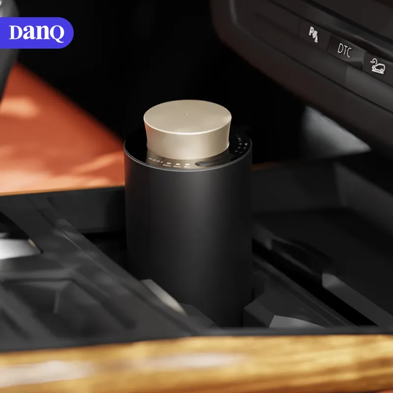 Danq purificador de ar para carro, popular, carro, óleo essencial, recarregável, mini difusor de aroma de aromaterapia