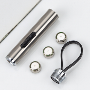 Giocattolo interattivo gatto Mini puntatore Laser con anello di gomma a infrarossi pulsante batteria 2-in-1 penna giocattolo - Product Image 2