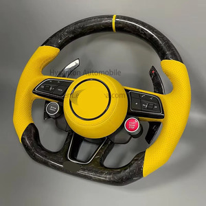 Auto With Start Button Advanced Carbon Fiber <strong>LED</strong> Alcantara for Audi A3 A4L A5 A6L <strong>A7</strong> A8 Q3 Q5 Q2 Q7 Q8 TT R8 Steering Wheel - Product Image 4