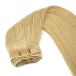 Three-Story Machine Weft Time-Saving Original Virgin Cuticle Aligned 100% Human Hair Extension <strong>Remy</strong> - Product Image 6