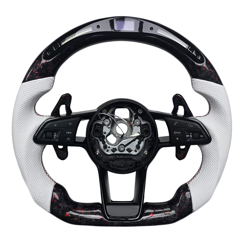 Perforated Leather+Forged Carbon Fiber+LED+Paddle