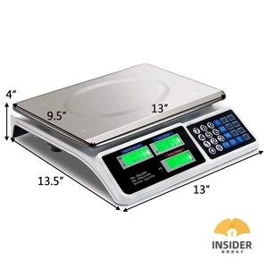 40Kg/5G 30Kg/1G Electronic Weighing Scale Digital Price <strong>Computing</strong> Scale For Retail <strong>Use</strong> - Product Image 1