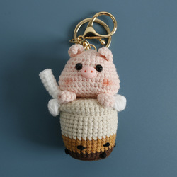 Milk tea pig cup