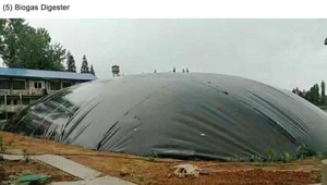 Stagni per pesci di geomembrana in HDPE nero da 1mm fodere per serbatoi biofoc pellicola Versatile rivestimento per laghetto Bio-digestore PE EPDM PVC ldpe EVA - Product Image 3