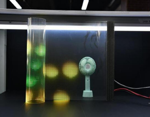 ENBON屋内屋外フレキシブル透明LEDディスプレイスクリーン接着剤LED透明フィルムスクリーンガラスウィンドウLEDディスプレイ - Product Image 3