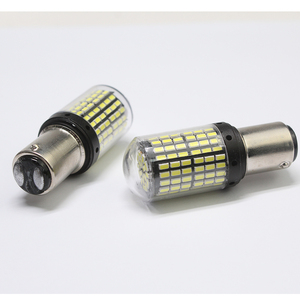 インテリアアンバーレッドDc 12V 24V 10W T20 LEDバルブオートLEDライトIp65 6000Kレッドカラー - Product Image 1