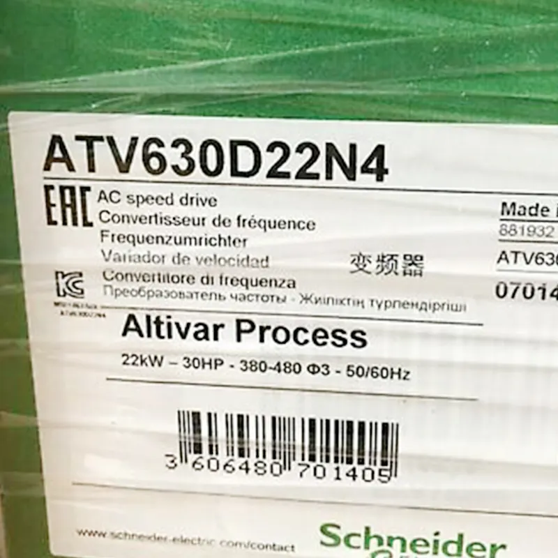 Unidad de CA Altivar, proceso ATV630D22N4, inversor de frecuencia