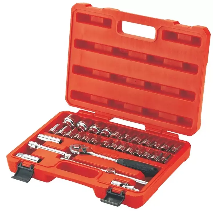 Factory Hot Sale Wrench Full Toolbox Indexable Carbide Turning Tool Set 32pcs 12.5mm Metric 12-PT Sockets Set