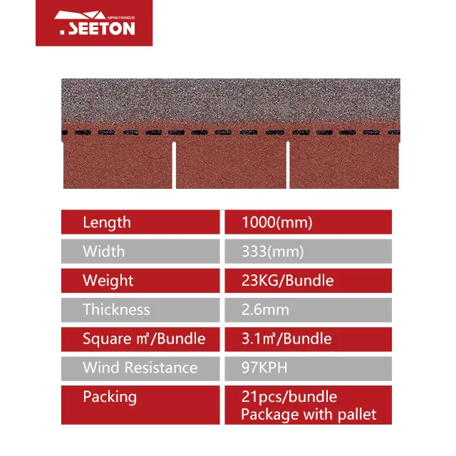 Asphalte sbs toit toit en rouleau feutre de toiture membrane imperméable bardeaux d'asphalte