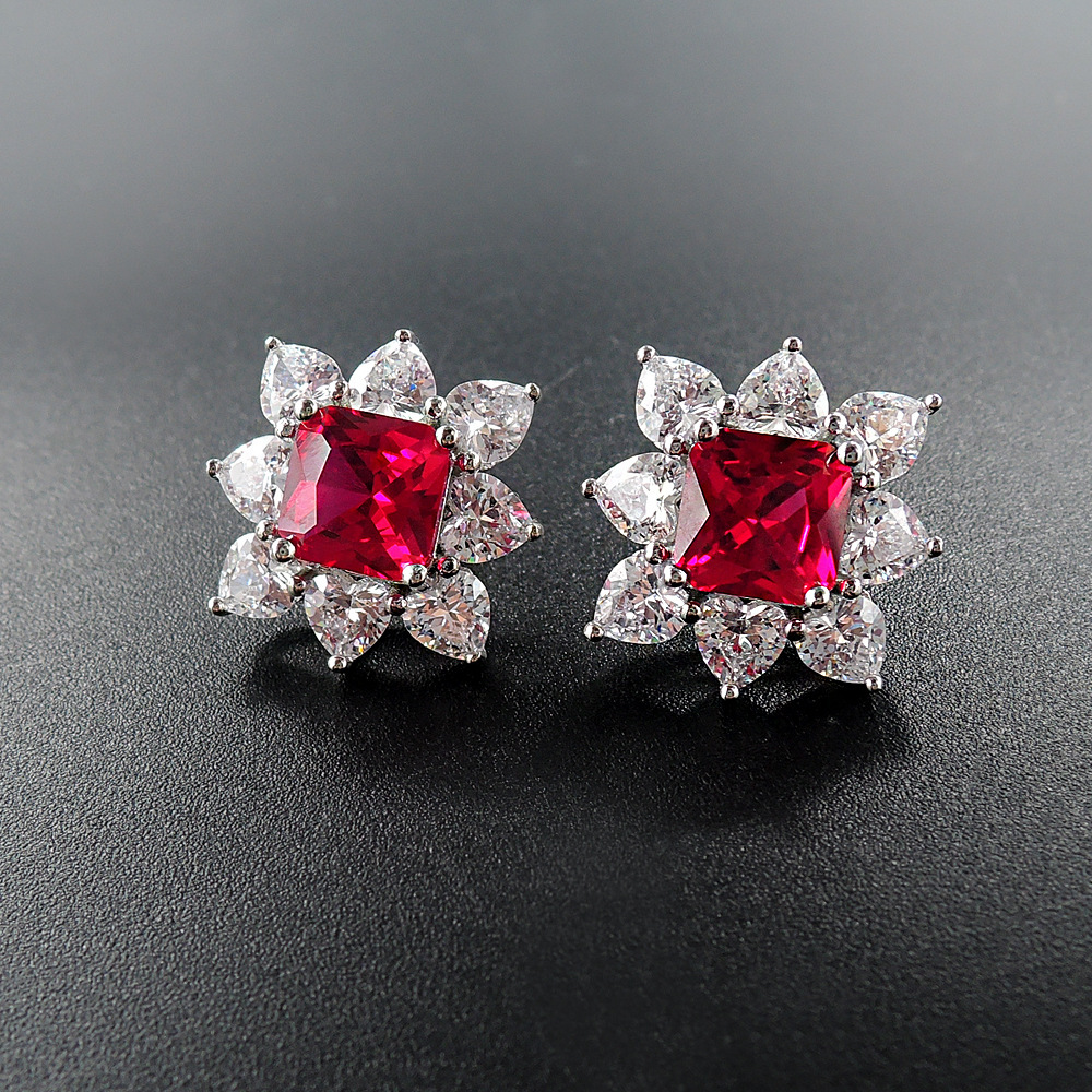 Red corundum