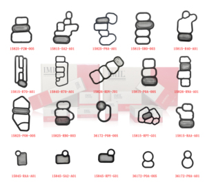 Honda Civic CRX Integra için B16A2 Honda VTEC VTEC vana conta 15825-P08-005 EK4 EH5 EH6 EH9 Solenoid vana filtresi - Product Image 4