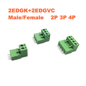 2EDG 2pin 5.08MM pitch pluggable screw <strong>terminal</strong> <strong>block</strong> 5.08 2 pin <strong>plug</strong> type pcb connector <strong>PLUG</strong> + <strong>SOCKET</strong> 300v - Product Image 4
