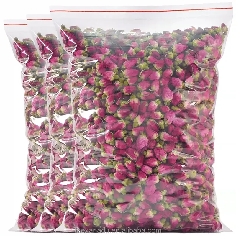 Private Label Chinese Beautiful Roses Blossom Top Grade Pink Dried Rose Herbal Flower Buds Tea Factory Price