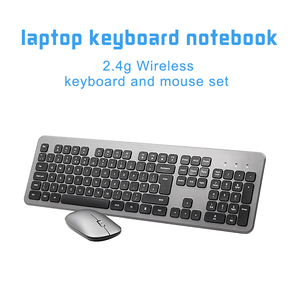 Teclado de alta calidad, ratón, interruptor de tijera, Delgado, ergonómico, tableta de oficina, ordenador portátil, 2,4G, teclado inalámbrico USB y juego de ratón - Product Image 3
