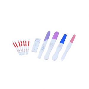 CE bersertifikat <span class=keywords><strong>Mamma</strong></span> sempurna <span class=keywords><strong>HCG</strong></span> diagnostik Strip satu langkah kehamilan cepat Kit uji medis analisa peralatan - Product Image 3