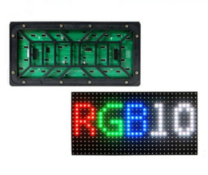 Прямая Продажа с фабрики 7000cd полноцветный P10 SMD3535 наружный светодиодный дисплей модуль 320x160 мм 1/2 сканирование