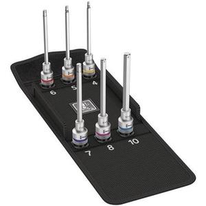 WERA 6 parçalı 1/2 inç lokma anahtar Set 8767 C TORX®HF2 endüstriyel sınıf DIY krom tamir OEM için Allen anahtarı - Product Image 1