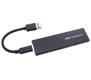 Dual Protocol M2 SSD เคส Enclosure NVMe SATA NGFF M.2 SSD BOX USB 3.1 10Gbps สำหรับฮาร์ดไดรฟ์ภายนอก m/b + M คีย์ M.2อะแดปเตอร์ SSD - Product Image 2