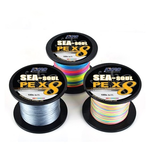 FJORD ในสต็อกหรือปรับแต่ง500M หลายสี8 Strand 100% PE Polyethylene สายถัก Braided ที่แข็งแกร่งแรงดึง - Product Image 4
