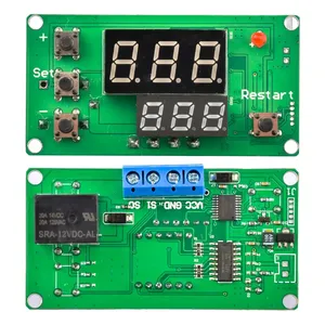 DC12V Dual LED Pantalla digital Termostato Controlador de temperatura Regulador Interruptor Control Relé Módulo de sensor NTC - Product Image 3