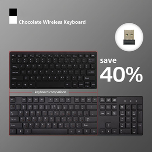 Juego de teclado inalámbrico de 2,4G, pequeño Mini ordenador de escritorio portátil, ordenador portátil, teclado de oficina, fabricantes de teclado - Product Image 4
