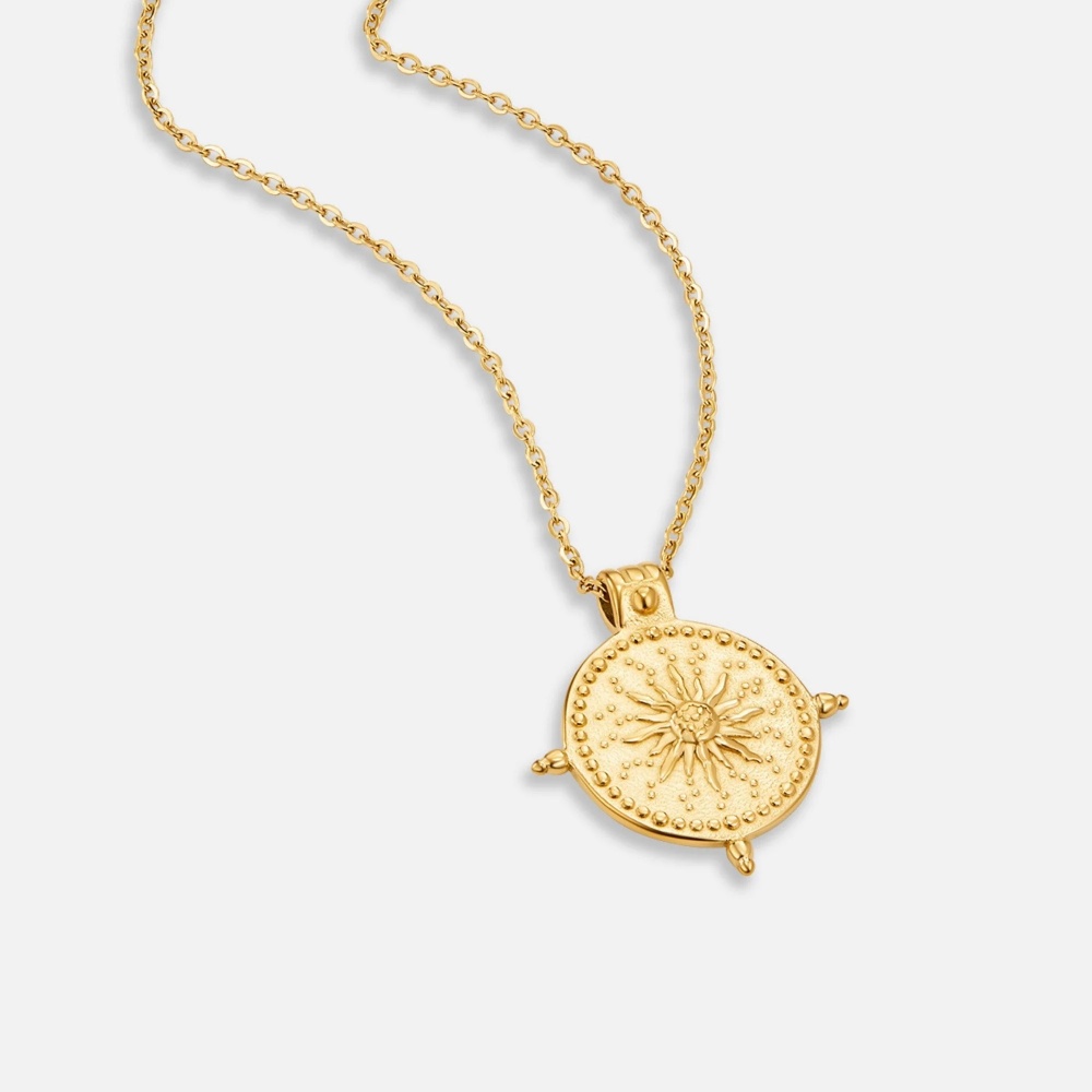 1-Collier en or du solstice d’été