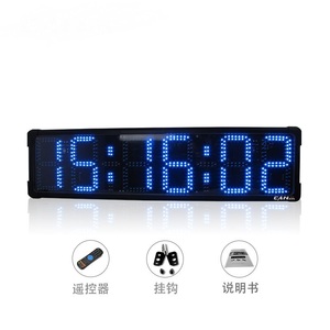 Ganxin 8 '6 cifre telecomando grande orologio da esterno con Timer a intervalli grande orologio da parete blu orologio da stadio Display a Led - Product Image 5