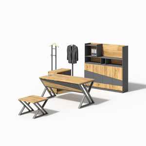 Escritorio ejecutivo EXW de fábrica de nuevo diseño, escritorio de mesa de ordenador personalizado moderno de madera - Product Image 1