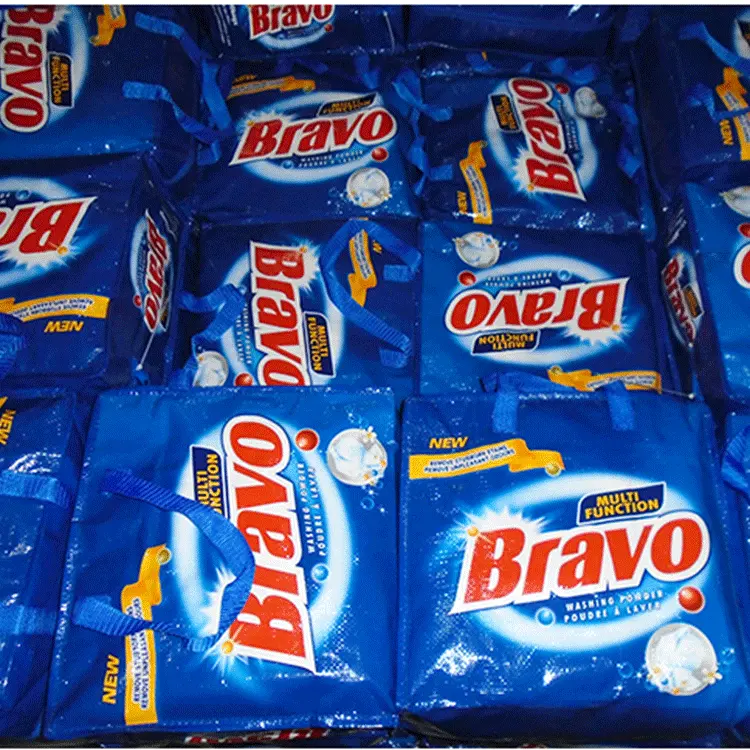 OEM Bravo Lavanderia Detersivo In Polvere di Marca di Nome di Detersivo In Polvere di Alta Attivo