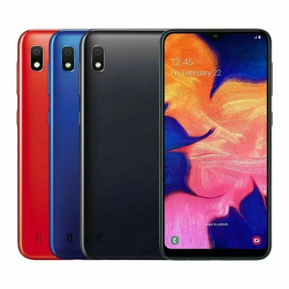 Toptan ekipmanları kullanılan bir stok Smartphone cep telefonu Unlocked Samsung Galaxy A10S