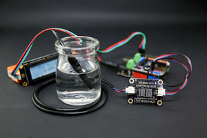 Analógicos TDS Sensor medidor de TDS agua Sensor de conductividad de líquido de detección de monitoreo de calidad de agua DIY con 2 cables