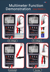 Hochwertiger und preisgünstiger Netzwerk kabel tester PK655C LCD-Display Multifunktion ales POE-Tester Kabellänge multimeter - Product Image 4
