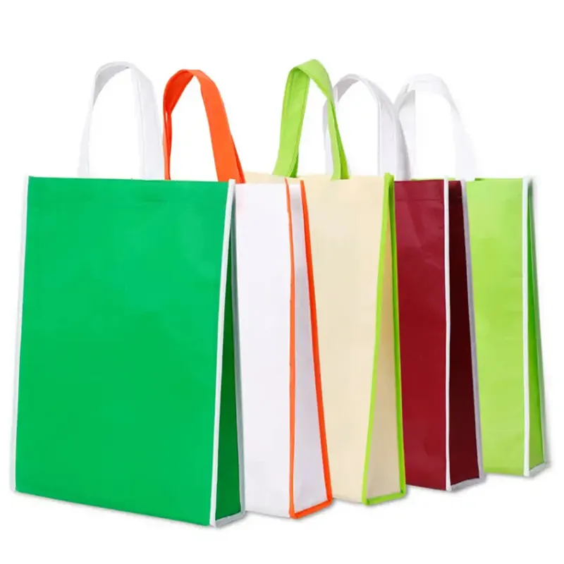 Di alta qualità pp tessuto non tessuto spunbond sacchetto di stoffa sacchetto non tessuto shopping bag