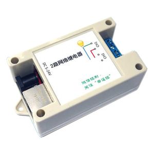 Control remoto Relé Ethernet de 2 vías Interruptor de red Retardo Módulo TCPUDP Controlador Comunicación y producto de red - Product Image 4