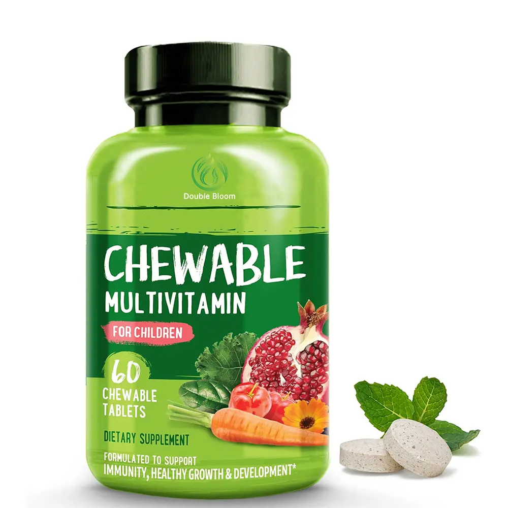 Comprimidos multivitamínicos vitamina A, B, C, E, D Comprimidos mastigáveis multivitamínicos e minerais