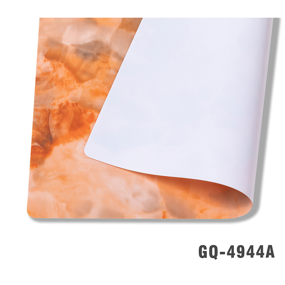 IUIU Fancy 45*30cm Easy Clean Natural PVC Gold Marble Table Mats