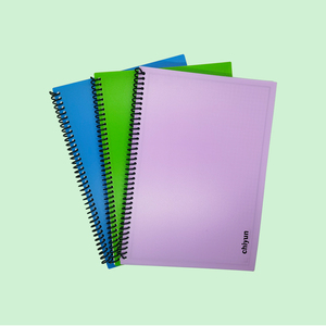 Stock Stone Paper <strong>Notebook</strong> Waterproof Reusable Writing Smart <strong>Notebook</strong> <strong>with</strong> Plastic Coil Spiral Binding - Product Image 4