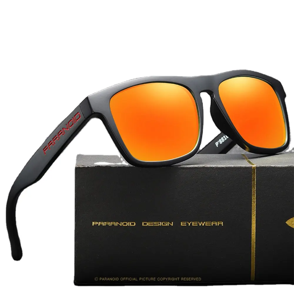 Paranoico P8816 Italy Design Sport occhiali da sole polarizzati realizzati In cina occhiali da sole da uomo