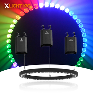 New Kinetic Beam Ring <strong>Light</strong> LED RGBW DMX512 Control Kinet Winch System DJ <strong>Lights</strong> for Bar Night Club Concert Disco Stage Lighting - Product Image 1