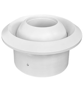 Ventilation Adjustable Fresh air Outlet Valve Jet <strong>Diffuser</strong> Plastic Round Jet Spherical <strong>Nozzle</strong> Central <strong>Diffuser</strong> - Product Image 1