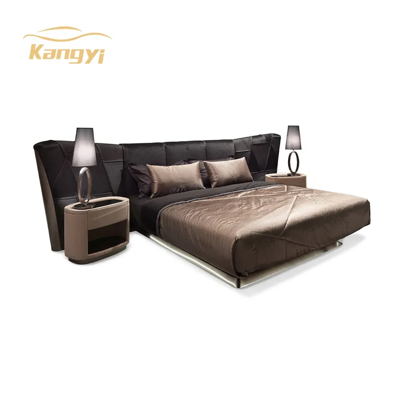 Letto in vero legno cinese originale personalizzato mobili moderni per camera da letto contratta per la casa letto nordico king size