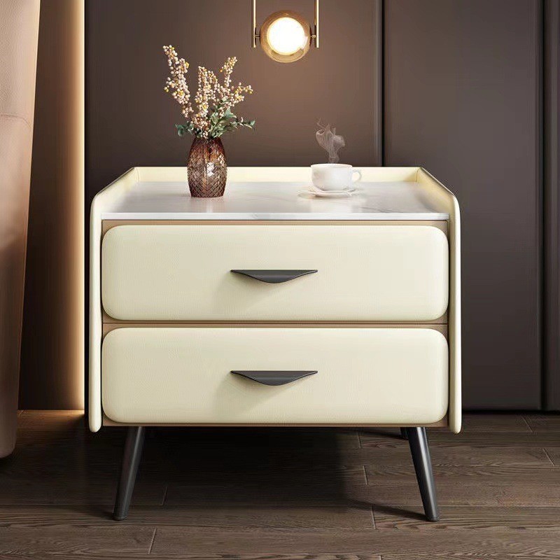 Beige (top surface of the slab) with black accessories