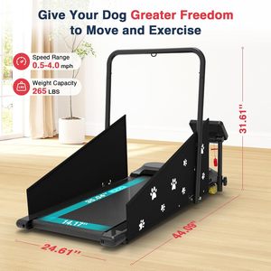 Elektrikli köpek koşu bandı LED ekran taşınabilir kapalı koşu bandı uzaktan kumanda 2.5HP ev kullanımı için küçük orta ölçekli köpekler için - Product Image 2