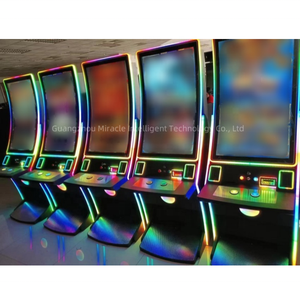 High Profit Skill Games Machine With 43 Inch <strong>Curved</strong> Touch Screen Video Game <strong>Program</strong>