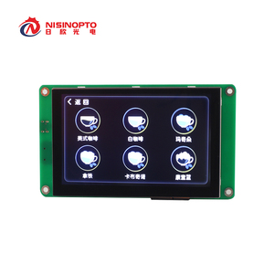 Großhandel kunden spezifisches 5 "TFT Serial Module 800*480 RTP Touch Type Display HMI Touchscreen 800*480 Auflösung HMI Display - Product Image 2